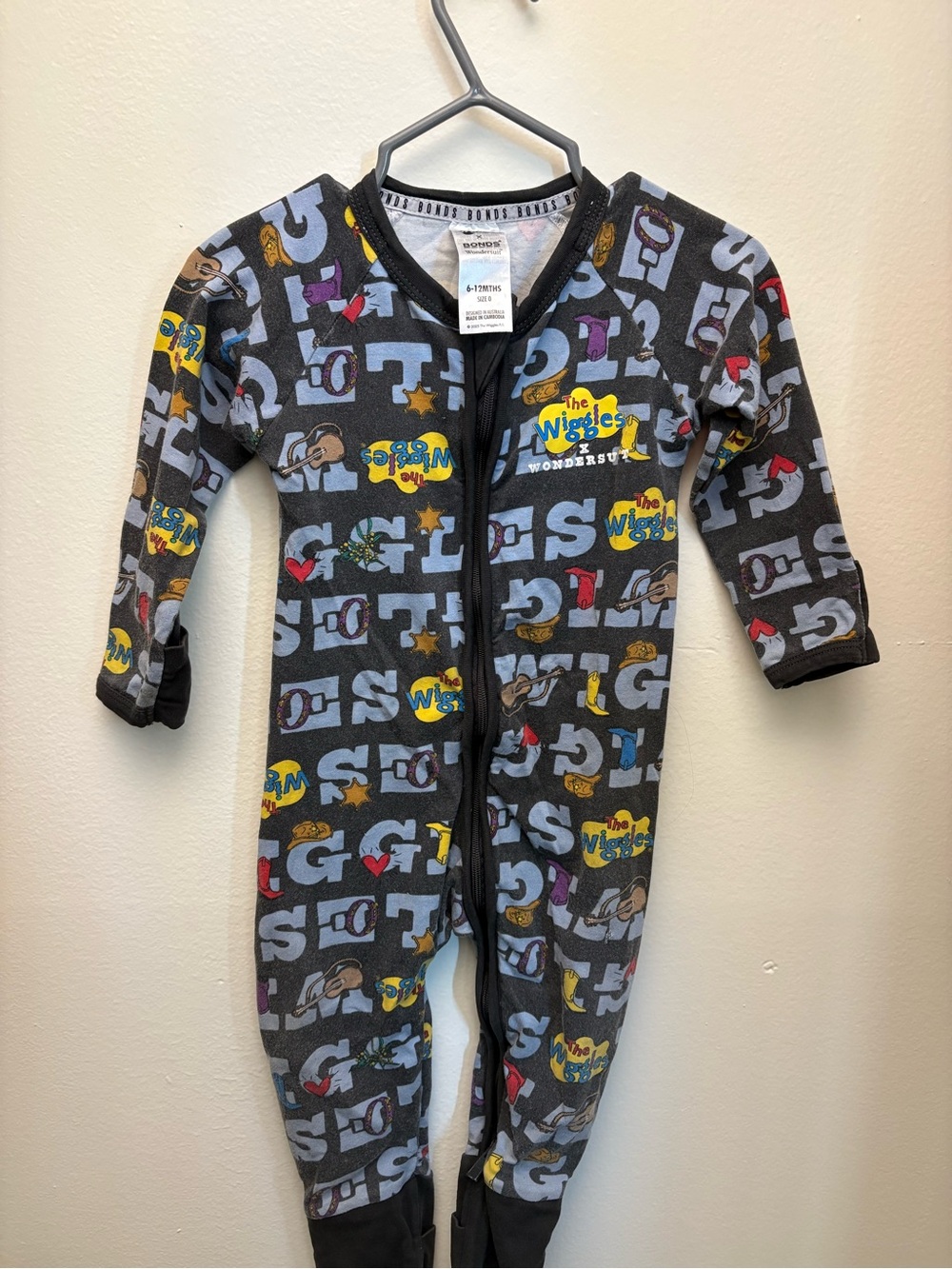 BONDS The Wiggles (Western) Wondersuit | Baby Sleeper ❤️💛💙💜